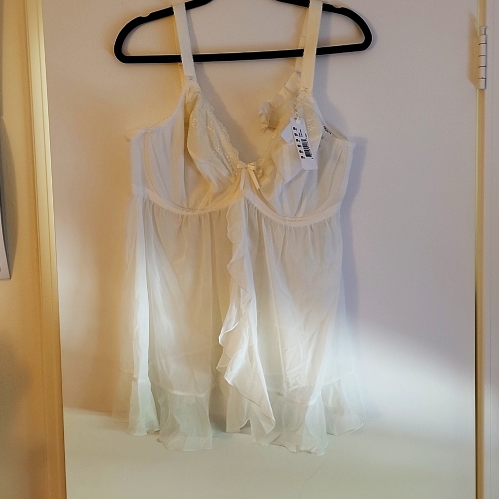 Elomi Maria Underwire Babydoll Chemise Lingerie UK 40F US 40G EL8501